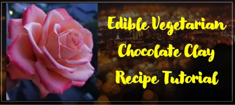 Edible Vegetarian Chocolate Clay Recipe Tutorial